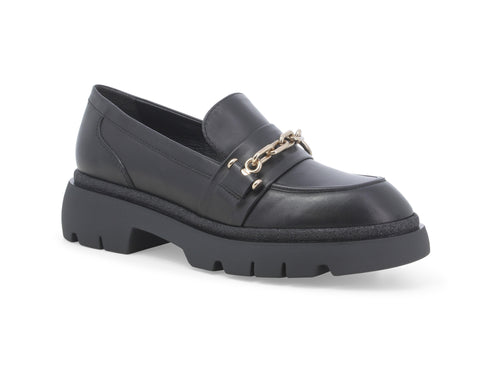 Melluso Loafers Made in Italy Platform Sole Leather Upper